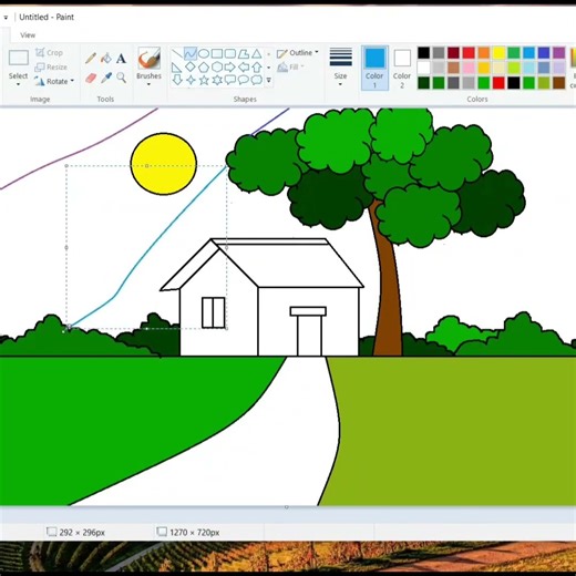 ms paint drawing tutorial, ms paint drawing,ms paint drawing for kids,ms paint,