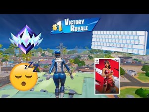 SOLO UNREAL RANKED CUP WIN | MODDED Royal Kludge RK61 | keyboard sounds 😴😴