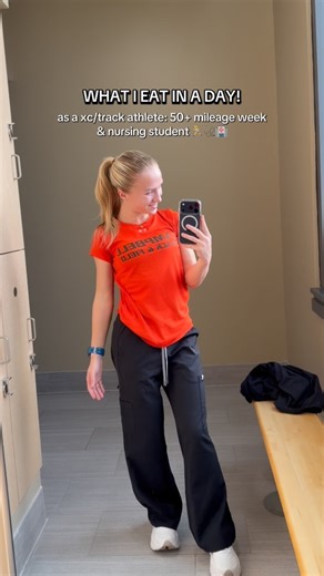 EMILY PIERCE ❤️‍🔥 on Instagram: "as an endurance athlete, food and good nutrition is your friend 🤗🥗 #trackandfield #studentathlete #dayinmylifevlog #foodisfuel #nutrition"
