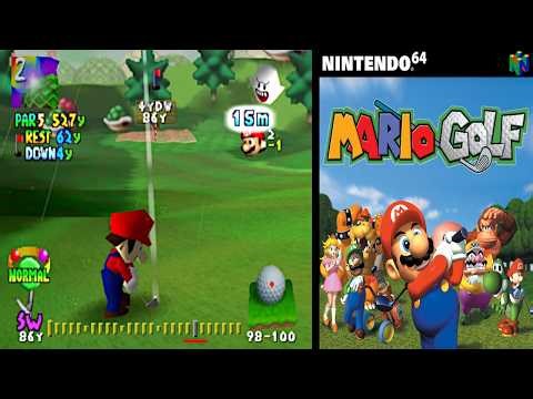 Mario Golf 64 ... (N64) Gameplay Peek