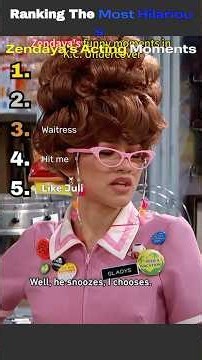 Zendaya's comedic timing on screen is unmatched 😂🎬 Ranking her most hilarious acting moments ever.