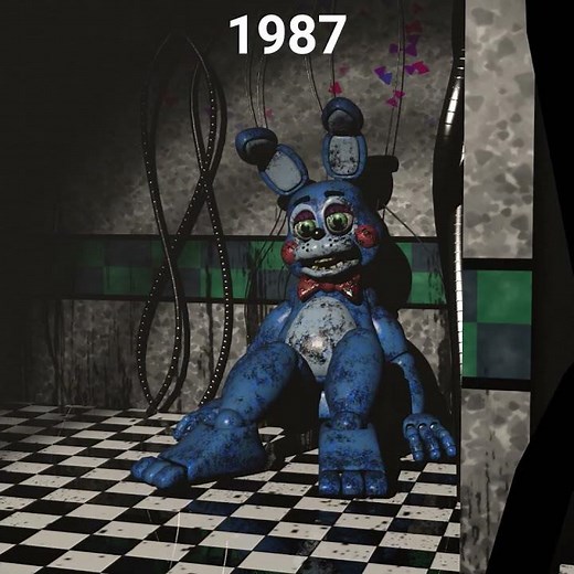 FNAF Toy Bonnie over the years