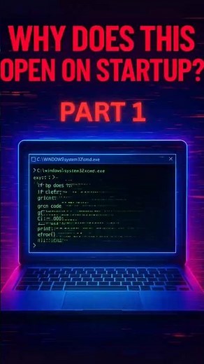 Why CMD Opens at Startup on Windows 10/11 ⚠️ | Part 1 #cmd #windows #pc #pctips #pcsettings