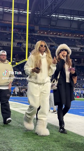 Ciara at Ford Field: Lions vs. Giants Game Day
