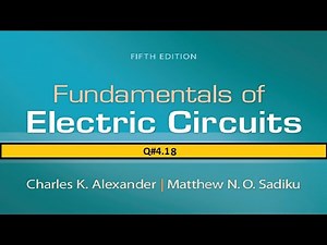 4.18 Fundamental of Electric Circuits (Alexander&Sadiku) 5th Edition | Engineers Inn