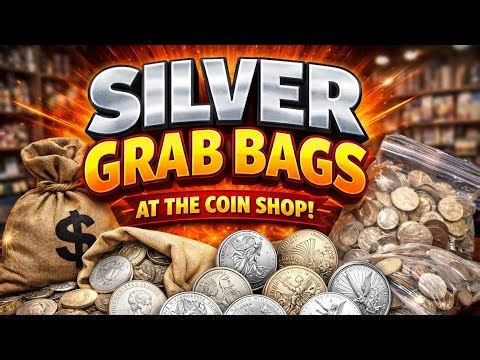 🚀🚀HUGE LOT OF silver came into the coin shop #silver #wheatpennies #silversupply
