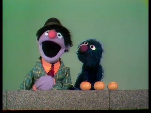 Sesame Street - Marty and Grover - Adding and Subtracting Tangerines (1971)