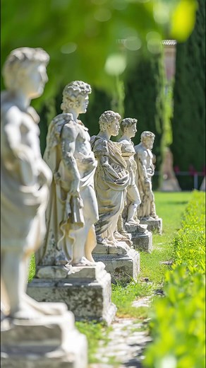 Fun Moments with Friends: Dancing Greek God Statue