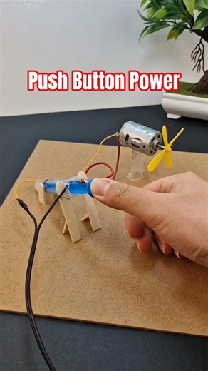 Push Button Power 😱 Syringe Turns DC Motor | Crazy Science Experiment #shorts #dcmotor #experiment