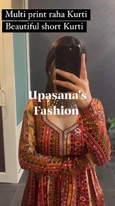 Design Number 096 Multi Print Raha Short Kurti ♥️✨Let's celebrate All the seasons with some extra glam and create extra charm with these beauties. Look gorgeous All The Time with our beautiful Multi print raha short kurti The detailing of beautiful Lace at neck line is soo elegant ❤️ *DETAILS* ✓Material :- Muslin ✓Complete linning ✓Length :- 34" ✓Sleeves Length :- 21" *KEY FEATURES* • *Fabric* Muslin Breathable and comfortable ✨ • *Lace* Beautiful Lace 🌟 Size:- S-36 M-38 L-40 Xl-42 XXl-44 XXXL-