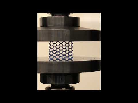 Compression Testing a 3D Printed Honeycomb Structure