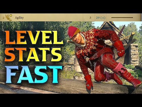 How To Level Strength & Vitality EASILY In KCD 2 - EASY Kingdom Come Deliverance Stat XP Farming