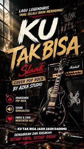 🎵 Ku Tak Bisa – Slank | Cover Pop Rock Full Version | Azka Studio #kutakbisa