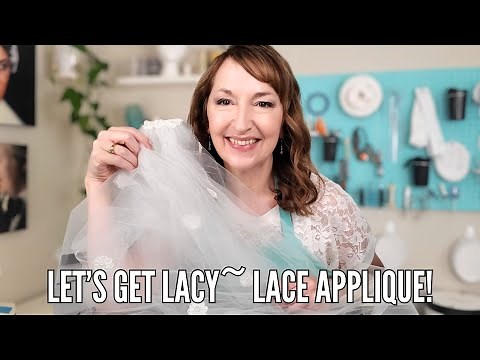 LOOK What I Made With Leftover Lace! Designer Veil