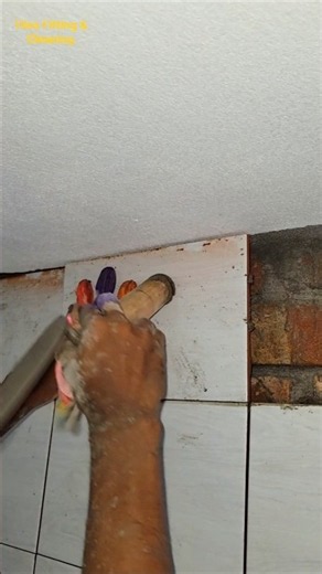 How to install tiles on the upper part of the bathroom wall.#walltiles #ceramic #tilesfitting
