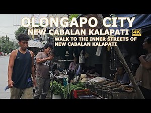 WALKING NEW CABALAN KALAPATI OLONGAPO CITY [4K HDR]