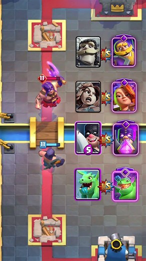 Evolution vs Card Common☄️ #clashroyale