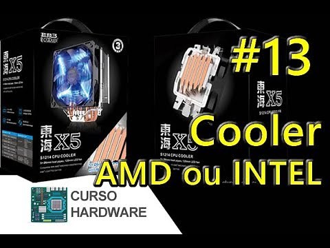 🚩 Como instalar o Cooler X5 para Processador Intel e AMD - Curso de Hardware Grátis #13