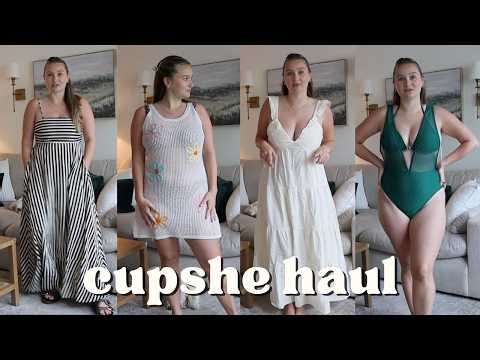 SUMMER CUPSHE TRY-ON HAUL || BATHING SUITS, DRESSES & SUMMER STAPLES