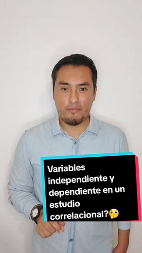 Variables independiente y dependiente en un estudio correlacional en psicología