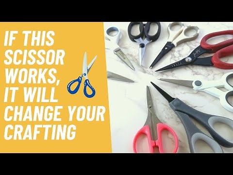 If this Scissor Works It Will Change Your Crafting | Best Detail Scissors