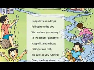 Class-2, nature - raindrops rhyme
