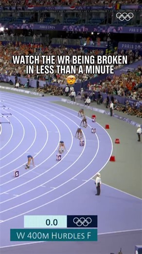 🇺🇸Sydney McLaughlin-Levrone claimed the world record in the 400m AND gold at #Paris2024! 🥇 #Olympics | Olympics