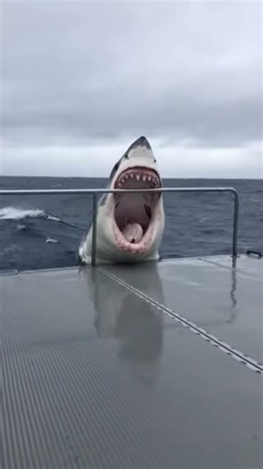 When the ocean’s apex predator decides to say hello… up close.