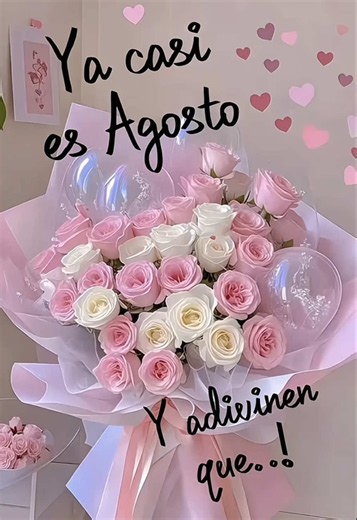 #capcut #capcutpioneer 💐¡Bienvenido agosto con este video viral! Gratis y muy fácil 😘 Te explico. Ya casi es Agosto . Y adivinen que...! 🌟 Tutorial del mismo video de ramos románticos