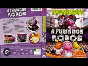 menu dvd Backyardigans:a fúria dos robôs temporada 4