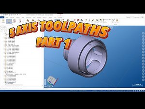 Actual 5 Axis Part Programming Part 1