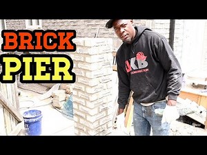 how to build a brick pier diy