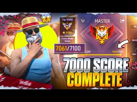 Finally 7000 Score Complete 😱 | Solo Br Rank Push Tips And Tricks | #ranked