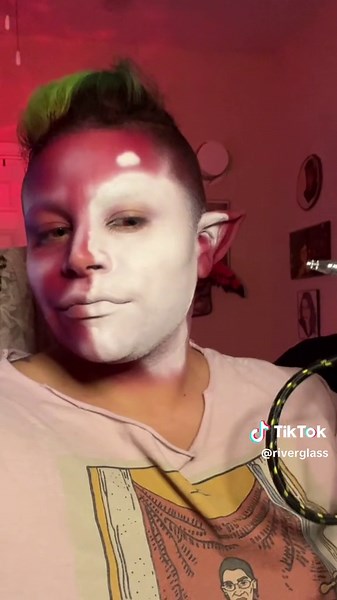 Blitzo Helluva Boss Cosplay Drag Transformation