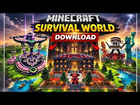 Best Minecraft Survival World Download