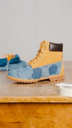 Make it yours 🎨 Watch as we turn the iconic Yellow Boot into a one-of-a-kind creation. Would you try it? #Timbs #Timberland | Timberland