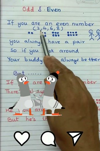 odd and even number chant