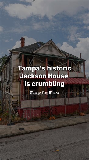 2.1K views · 34 reactions | Take a look around the crumbling historic Jackson House, Tampa's last standing former segregation-era Black boarding home. Its deterioration has been rapid, and for now, its future depends on luck. Read more: https://trib.al/caFLjrp | Tampa Bay Times | Facebook