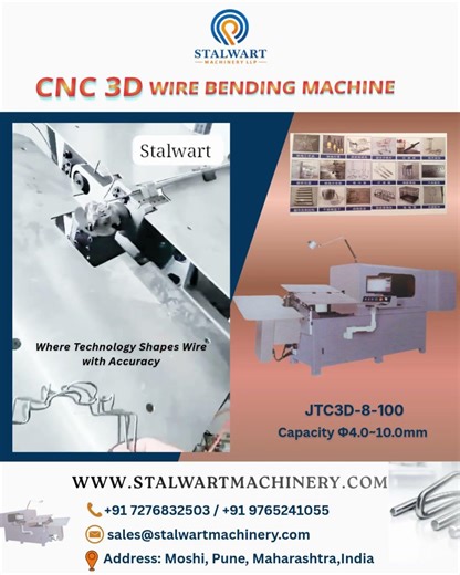 STALWART - 3D WIRE BENDING MACHINE -/ Shapes wires with Accuracy .