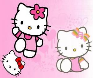 Puzzles de Hello Kitty rompecabezas para imprimir