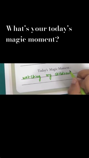 What’s your today’s magic moment? #gratitude #childhood