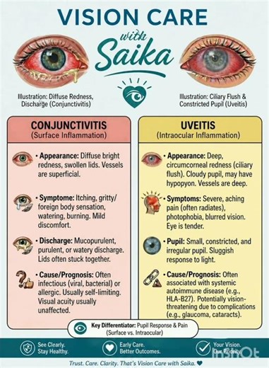 " Conjunctivitis And Uveitis"#eyecare #eyes #visioncare #eyehealth #medical #doctor#optometry #care