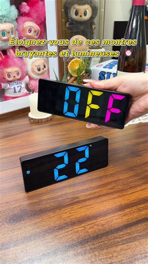 ⏰ ✅ Modo Reloj ✅ Modo Fecha ✅ Modo temperatura ✅ Modo nocturno ✅ Modo Alarma #reloj #minimalista #led #gh0712L #tiktokshophere