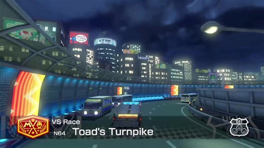 Toad’s Turnpike #Mariokart8deluxe #Shell Cup