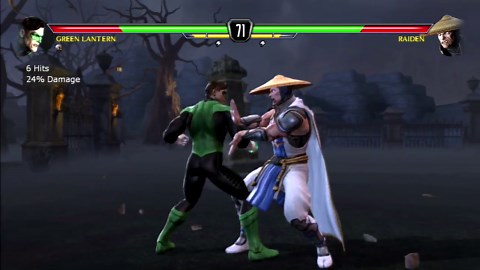 MK VS DC Battles - Green Lantern VS Raiden