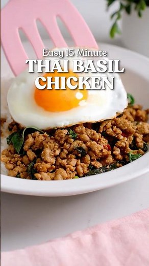 Easy 15 min meal | Thai Basil Chicken (pad krapow gai)