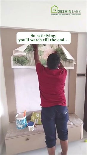 So Satisfying Wallpaper Installation | From Plain Wall to Premium Finish