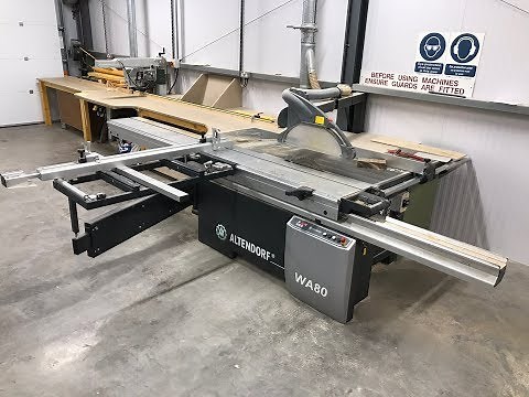 panel saw demo - Altendorf WA80