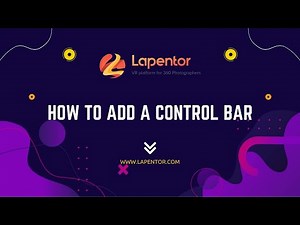 How to add a Control Bar | Lapentor.com