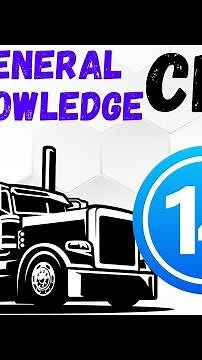 cdl general knowledge test 240 video #14 questions & answers